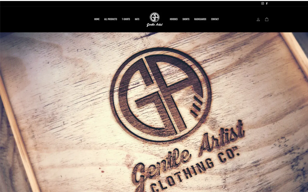 Gentle Artist website example